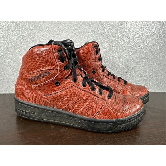 ADIDAS ORIGINALS JEREMY SCOTT JS WINGS 1.0 BBALL MEN'S SIZE US 7.5 RED S77803 - Picture 3 of 11